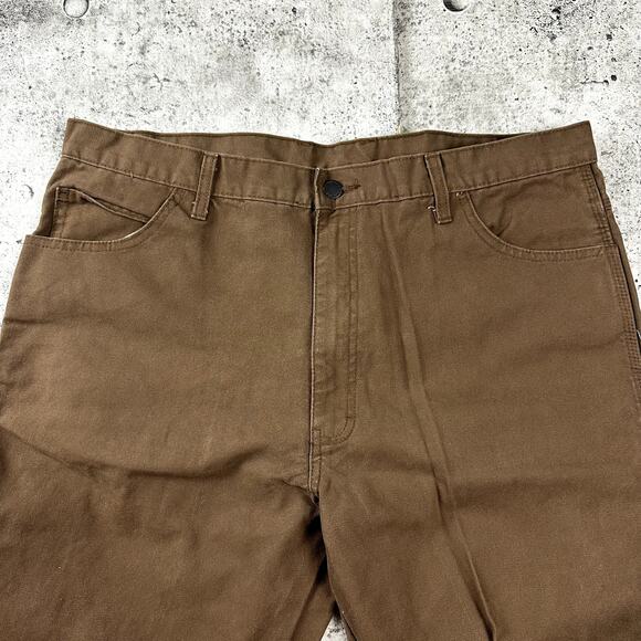 Dickies Carpenter Pants Brown 38x32 Workwear - Picture 5 of 6